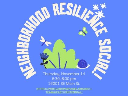 Neighborhood resilience social