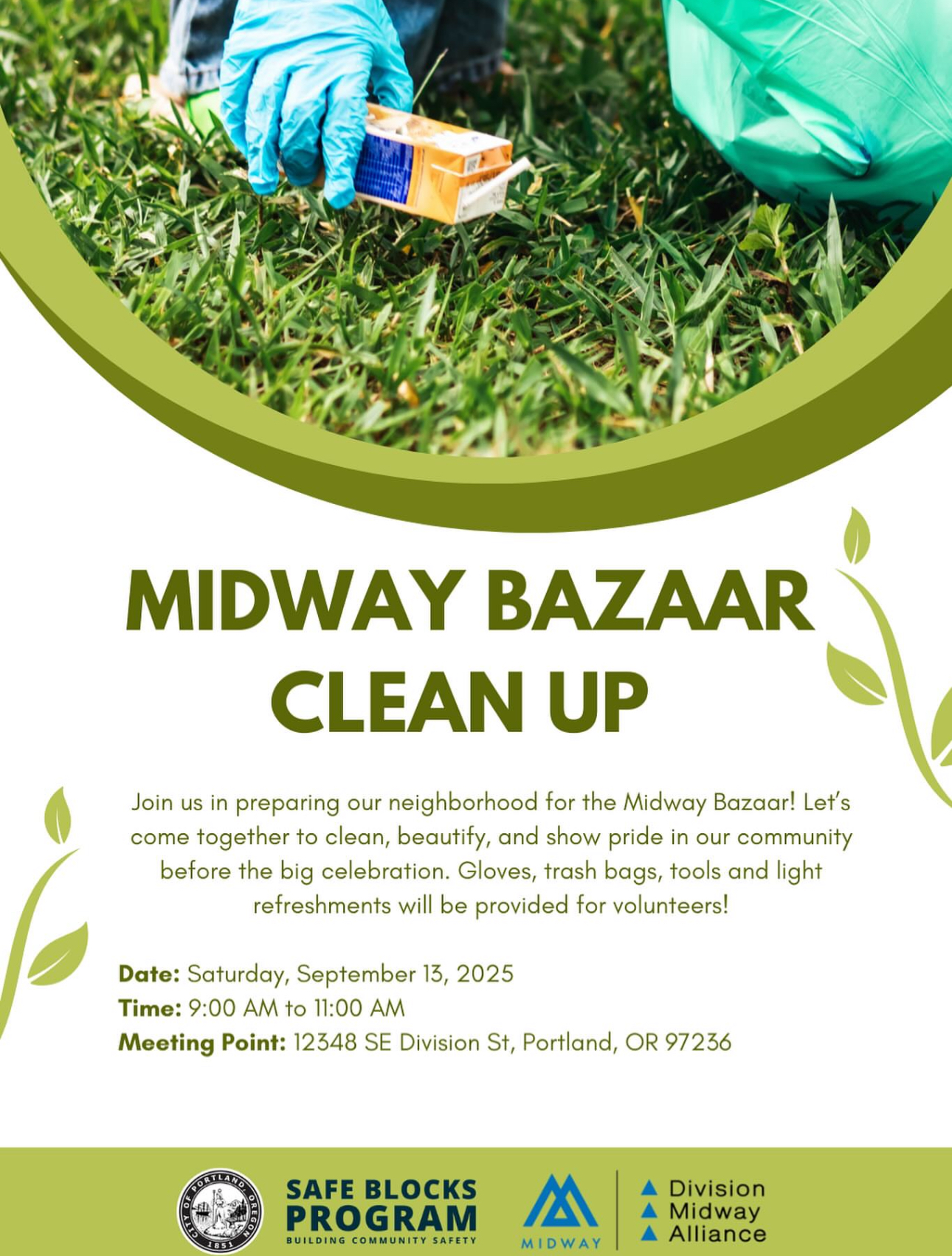 Midway Bazaar flyer